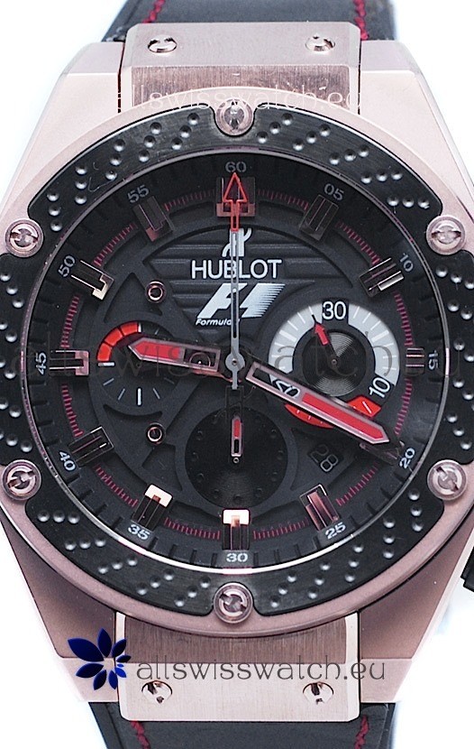 IMG_9081 Hublot Big Bang F1 King Power Rose Gold Replica 8