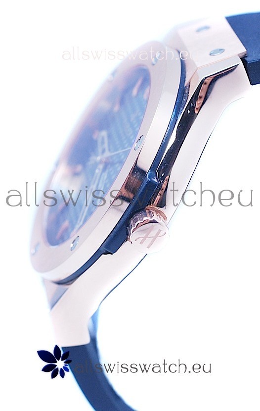 IMG_9081 Hublot Classic Fusion Rose Gold Carbon Dial Replica 8