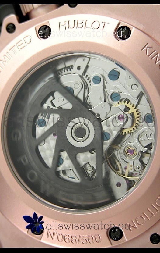 IMG_9081 Hublot King Power Limited Edition Rose Gold Replica 8