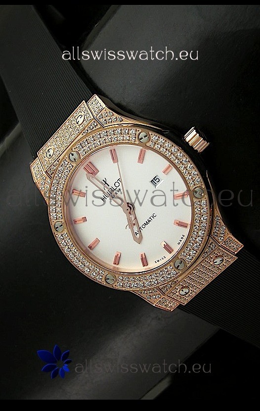 IMG_9081 Hublot Big Bang Classic Fusion in Diamonds Embedded Case Replica 8