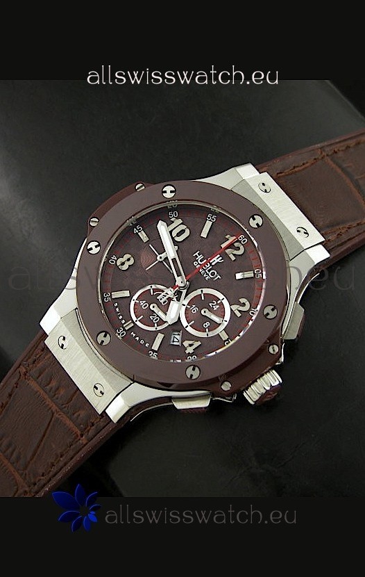 IMG_9081 Hublot Big Bang Ceramic Bezel Carbon Dial - 1:1 Mirror Replica 8