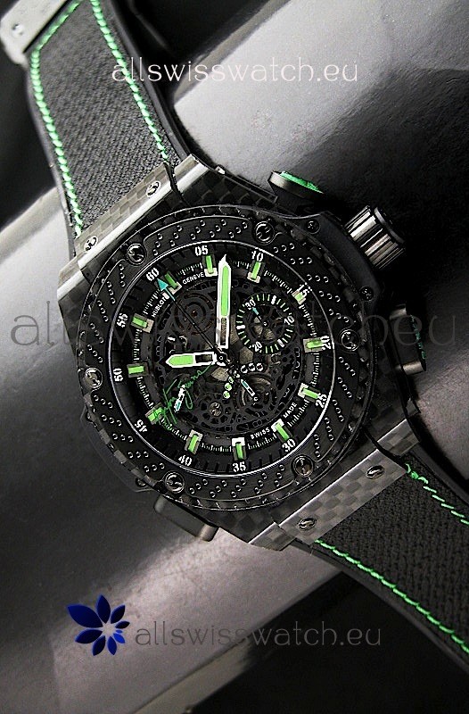 IMG_9081 Hublot Big Bang Ayrton Senna Full Carbon Casing Replica 8