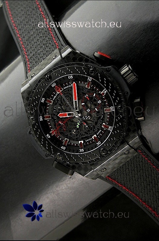 IMG_9081 Hublot Big Bang Ayrton Senna Full Carbon Casing Replica 8