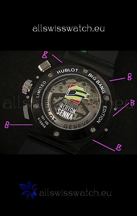 IMG_9081 Hublot Big Bang Ayrton Senna Ceramic Case Type II Replica 8