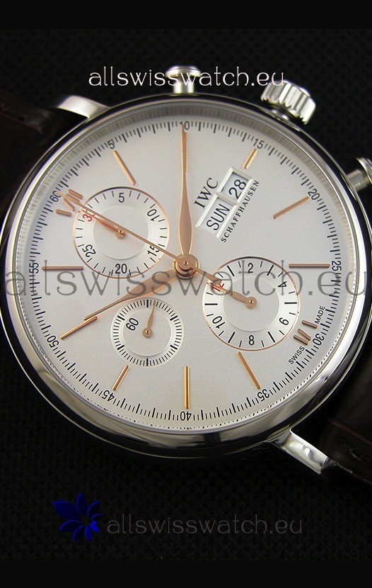IMG_9081 IWC Portofino Chronograph IW391022 White Dial 1:1 Mirror Replica 8