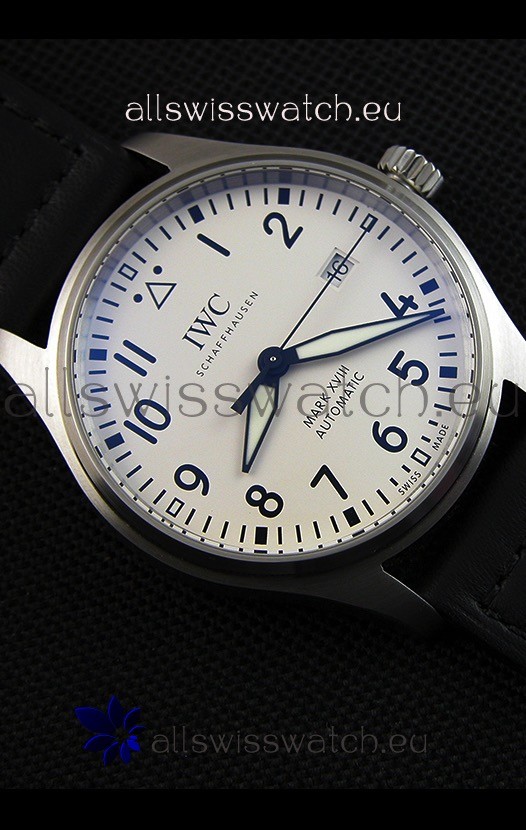 IMG_9081 IWC Pilot's MARK XVIII IW327012 Black Dial1:1 Mirror Edition Replica 8