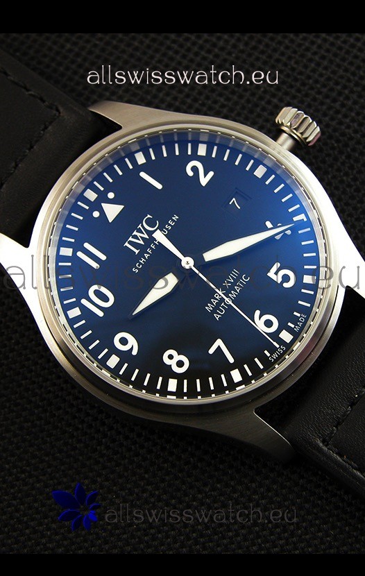 IMG_9081 IWC Pilot's MARK XVIII IW327009 Black Dial1:1 Mirror Edition Replica 8