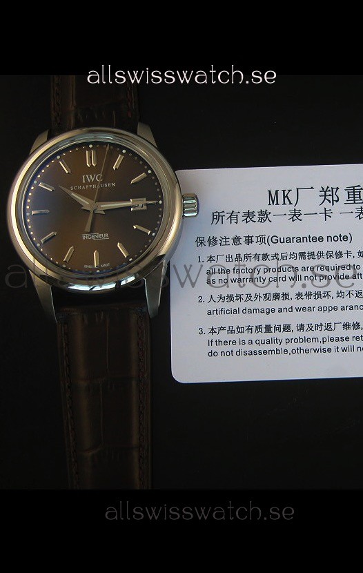 IMG_9081 IWC Ingenieur Automatic Limited Edition Grey Dial 1:1 Mirror Edition Replica 8