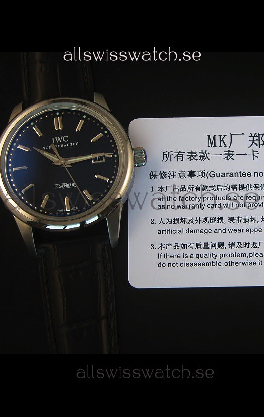 IMG_9081 IWC Ingenieur Automatic Limited Edition Black Dial 1:1 Mirror Edition Replica 8