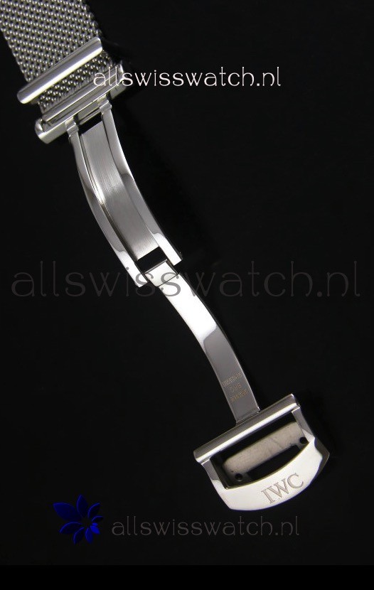 IMG_9081 IWC Portofino Chronograph in Mesh Strap White Dial Replica 8