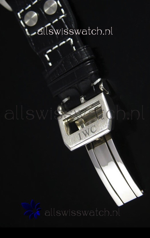 IMG_9081 IWC Big Pilot Steel in Black Dial - Updated Case Version Replica 8