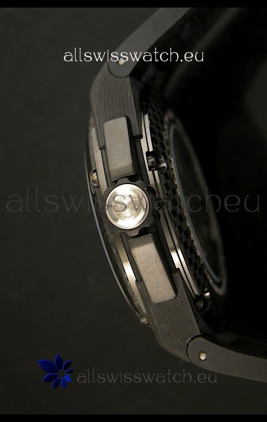 IWC Ingenieur Carbon Casingin Black Carbon Dial Replica 8