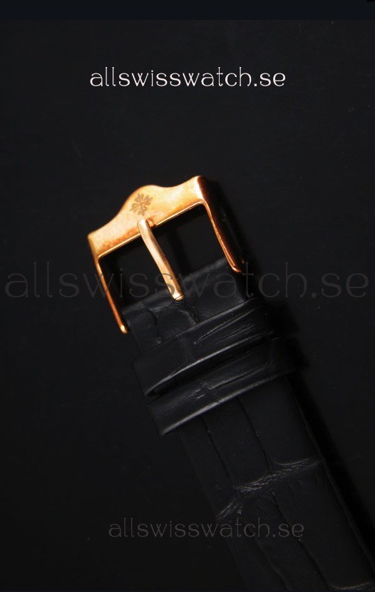 IMG_9081 Patek Philippe Calatrava Ulta-Thin Quartz Rose Gold Case Replica 8