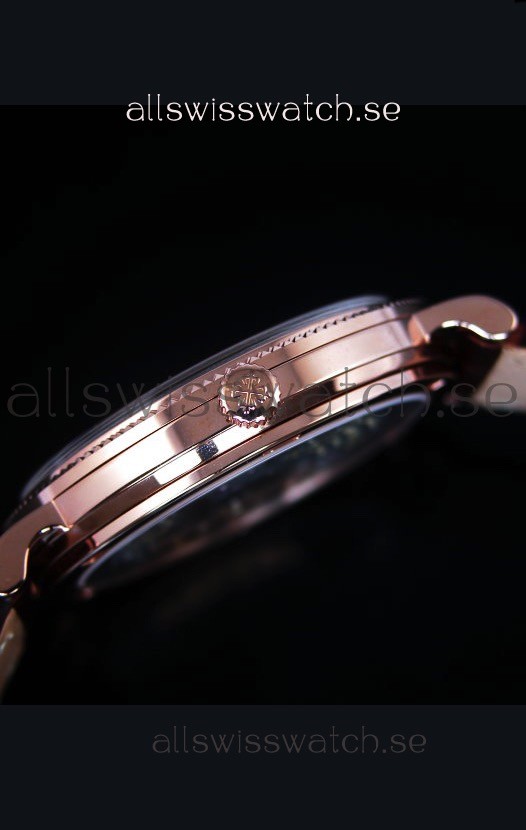 IMG_9081 Patek Philippe 5120J Calatrava Mens Rose Gold 1:1 Mirror Replica 8