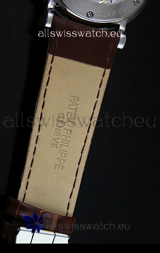 IMG_9081 Patek Philippe Calatrava 5298in Steel Casing - Diamonds Hours Replica 8