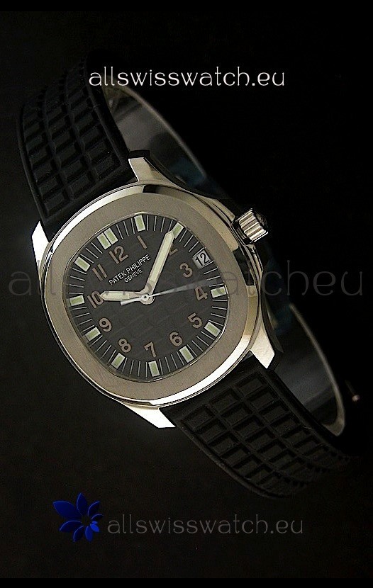 IMG_9081 Patek Philippe Aquanaut in Black Dial Replica 8
