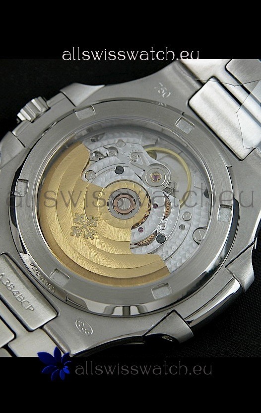 Patek Phillipe Nautilisin Black Textured Dial Replica 8