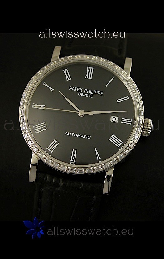 IMG_9081 Patek Philippe Calatrava 5120in Steel Casing - Roman Hours Replica 8