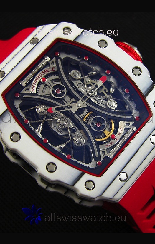 IMG_9081 Richard Mille RM53-01 Pablo Mac Donough White Carbon Case Replica 8
