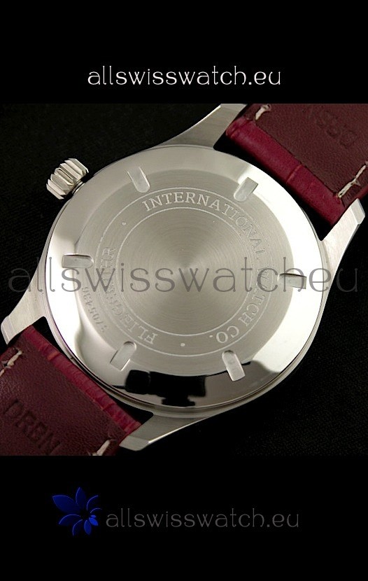 IMG_9081 IWC Fliegeruhr International Co. Automatic in Red Strap Replica 8
