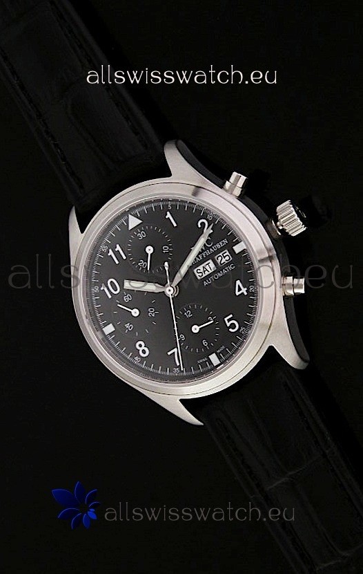 IWC Der Flieger Chronographin Black Replica 8