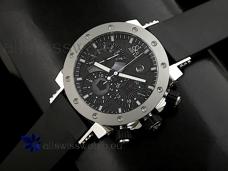 IMG_9081 Jacob and Co EPIC II in Black Carbon Dial Replica 8