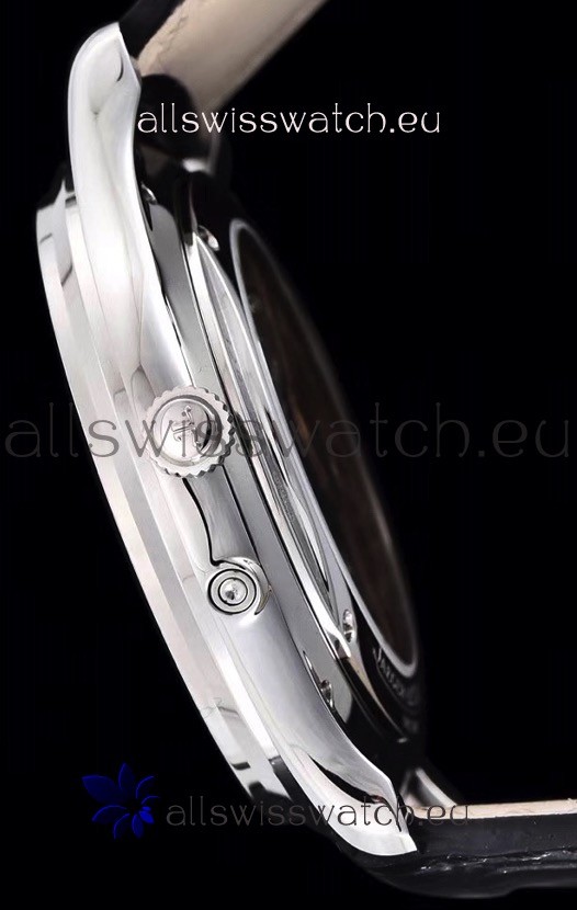 IMG_9081 Jaeger LeCoultre Master Ultra Thin Moon Stainless Steel 1:1 Mirror Replica 8