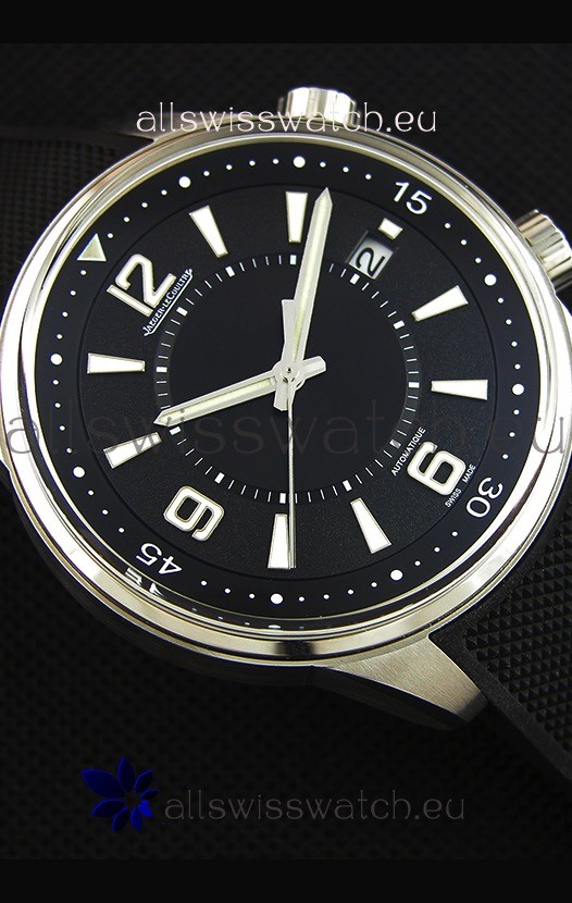 IMG_9081 Jaeger-LeCoultre Polaris Black Dial with Nylon Strap 1:1 Mirror Replica 8