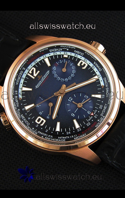 IMG_9081 Jaeger-LeCoultre Polaris Geographic Pink Gold- 904847J Replica 8