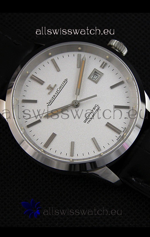 IMG_9081 Jaeger LeCoultre Geophysic True Second Steel Case White Dial Replica 8
