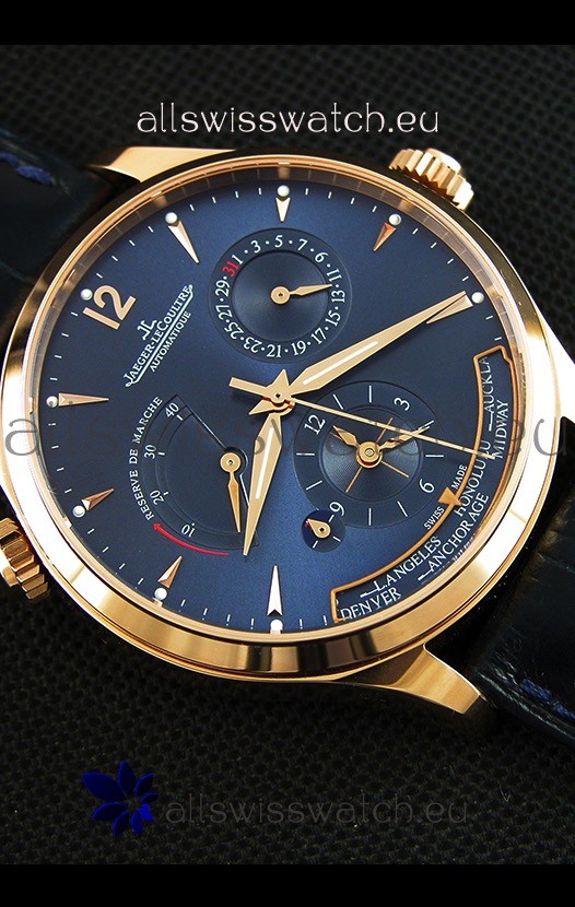 IMG_9081 Jaeger LeCoultre Master Geographic Power Reserve Pink Gold Replica 8