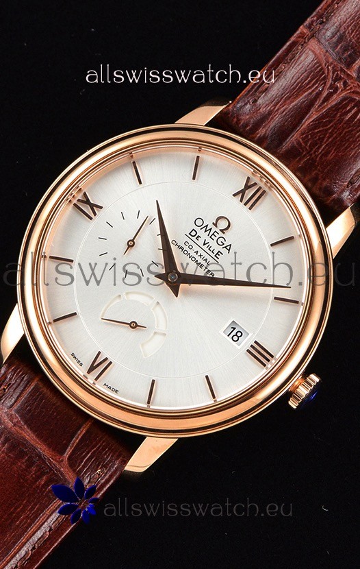 IMG_9081 Omega Co-Axial Prestige Power Reserve Pink Gold Replica 8