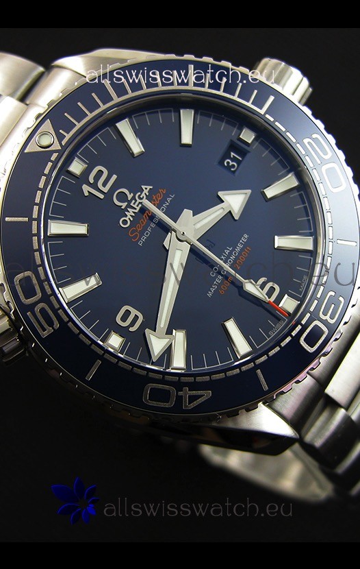 IMG_9081 Omega Seamaster Planet Ocean 600M Blue Dial 43.5MM Updated 1:1 Edition Replica 8