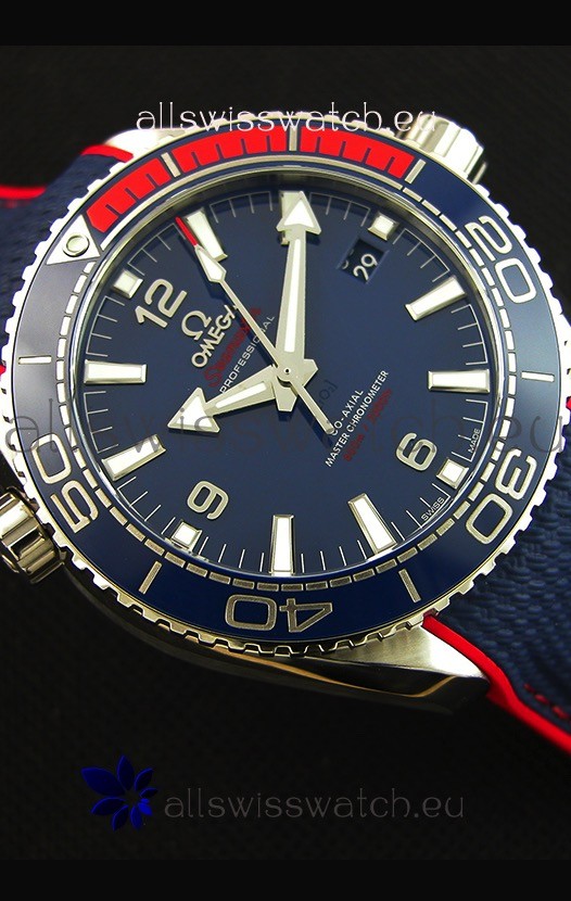 IMG_9081 Omega Seamaster Planet Ocean Pyeong Chang 2018 Edition1:1 Mirror Edition Replica 8