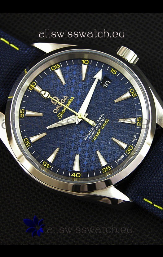 IMG_9081 Omega Seamaster Aqua Terra Co-Axial SPECTRE Limited Edition 1:1 Mirror Replica 8