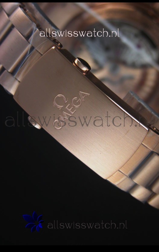 Omega Seamaster Planet Ocean 43.5MM GMT Pink Gold 1:1 Mirror 43.5MM Replica 8