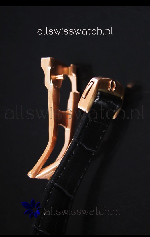 IMG_9081 Omega Speedmaster Moon Co-Axial Rose Gold Case Replica 8