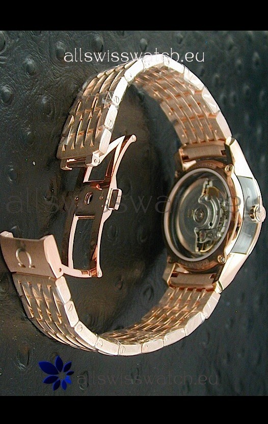 IMG_9081 Omega De Ville Hour Vision in Black Dial Replica 8