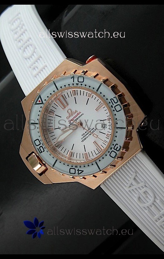 IMG_9081 Omega Seamaster Ploprof in Pink Gold Case Replica 8