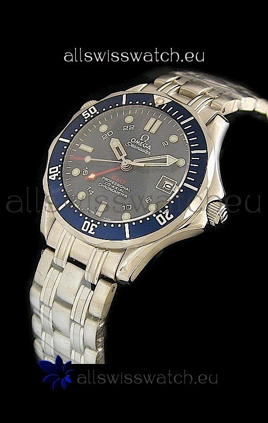 IMG_9081 Omega Seamaster GMT Professional in Black Dial Replica 8