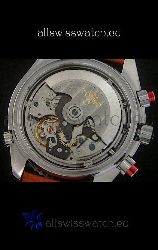 Omega Seamaster CO AXIAL Chronometer in Orange Replica 8