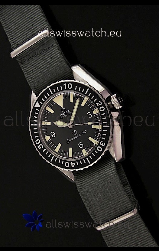 IMG_9081 Omega Seamaster 300 Military in Steel Replica 8