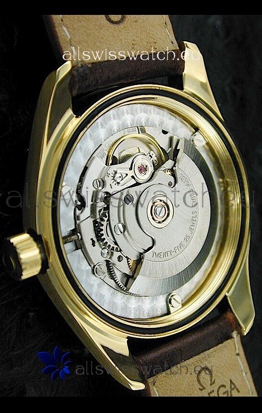 IMG_9081 Omega Railmaster in Rose Gold Casing Replica 8
