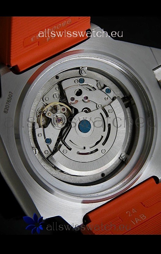 IMG_9081 Omega Seamaster Ploprof in Orange Strap Replica 8