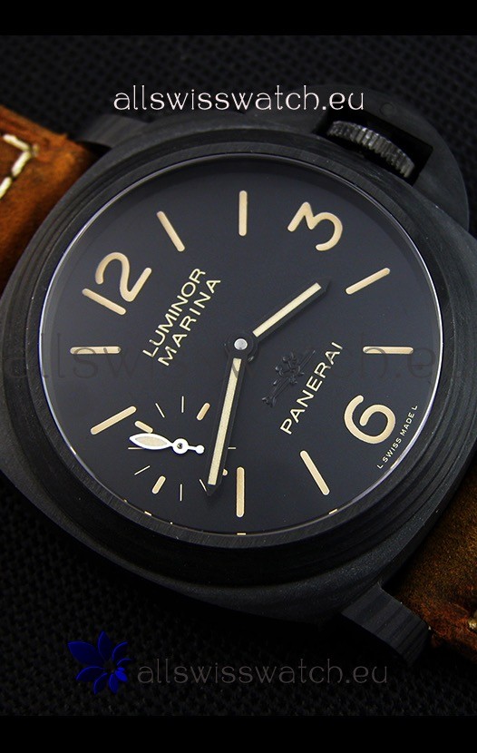 IMG_9081 Panerai Luminor Marina Carbotech Beverly Hills Boutique Edition Replica 8