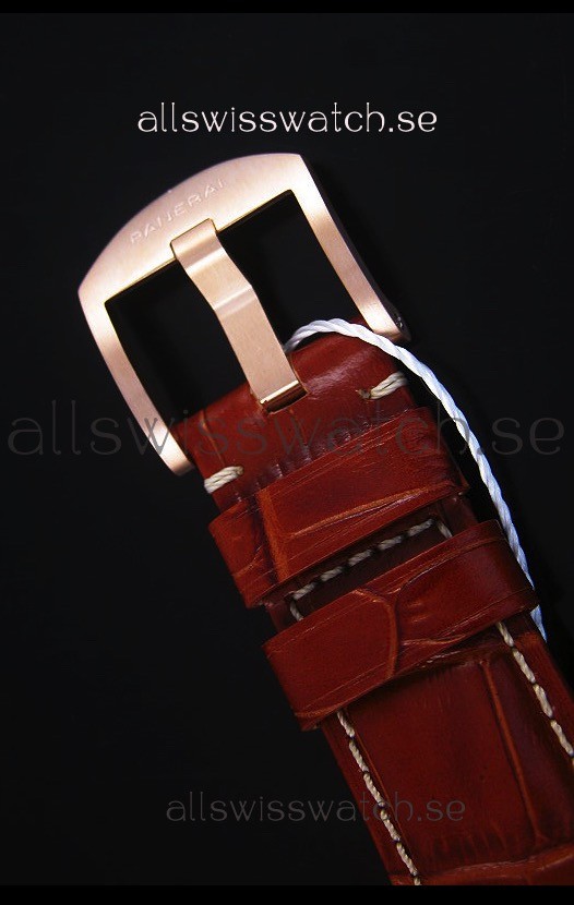 IMG_9081 Panerai Luminor Marina PAM393 42MM Rose Gold Replica 8
