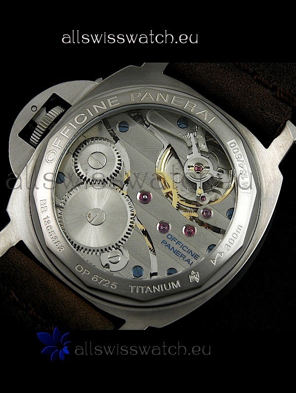 IMG_9081 Panerai Luminor Marina in Titanium - 1:1 Mirror PAM116 Replica 8