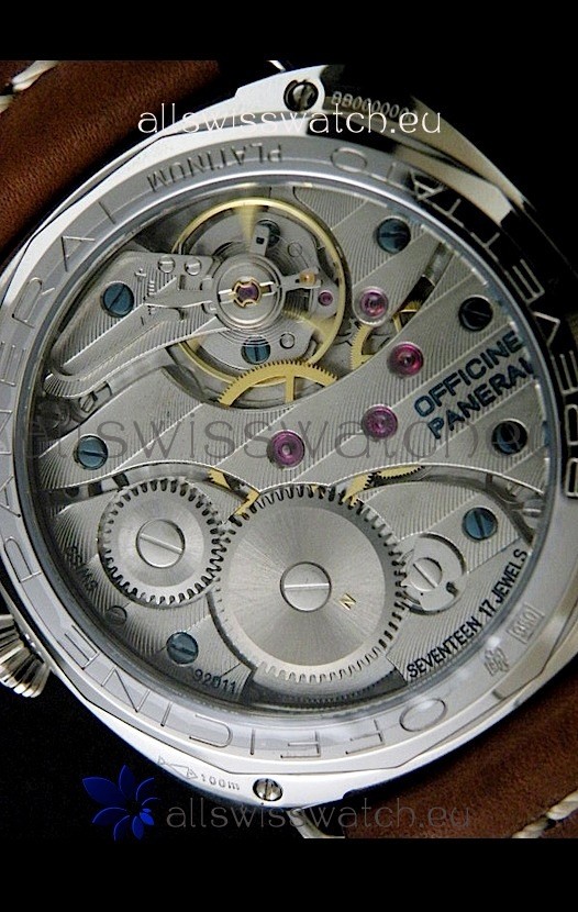 IMG_9081 Panerai Radiomir California Vintage Homage in Orange Dial Replica 8