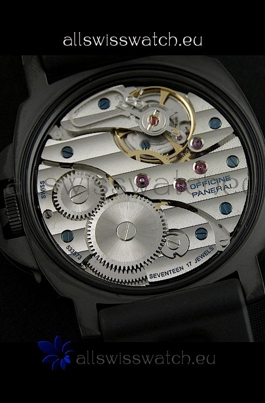 Panerai Luminor Marina Left Hand Wind PVD Replica 8