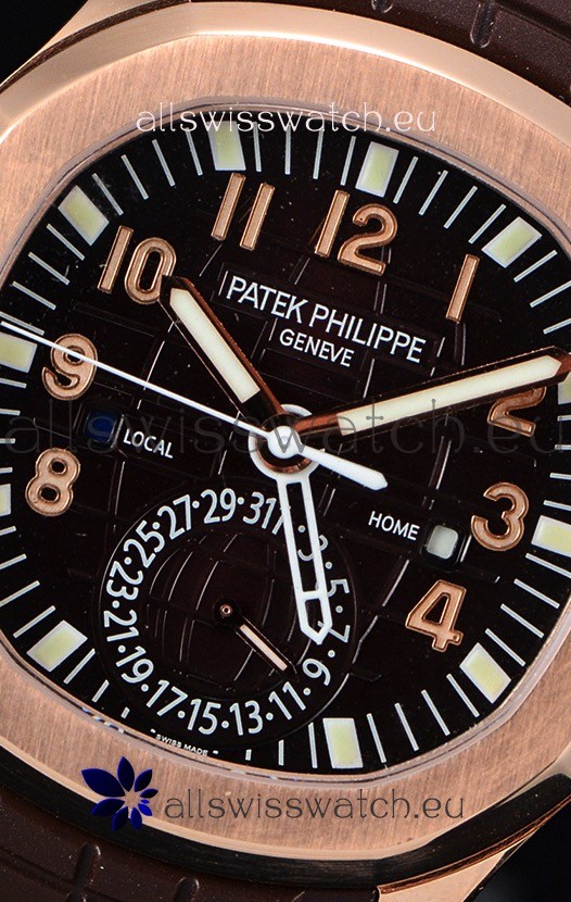 IMG_9081 Patek Philippe Aquanaut 5164R 1:1 Mirror Brown Dial Replica 8